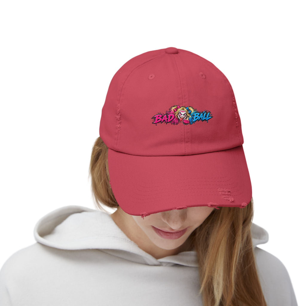 Psycho Girl Golf Ball – Golf Madness Distressed Dad Hat