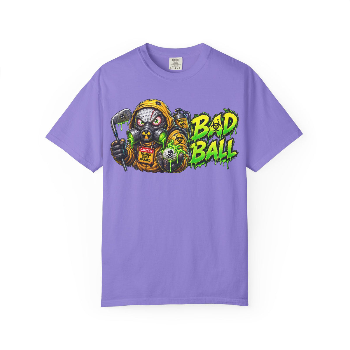 Golf Madness – Radioactive Gas Mask Golf Ball T-Shirt