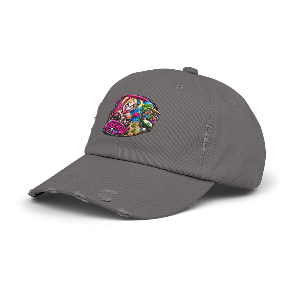 Psycho Cart Driver Golf Ball – Golf Madness Distressed Dad Hat