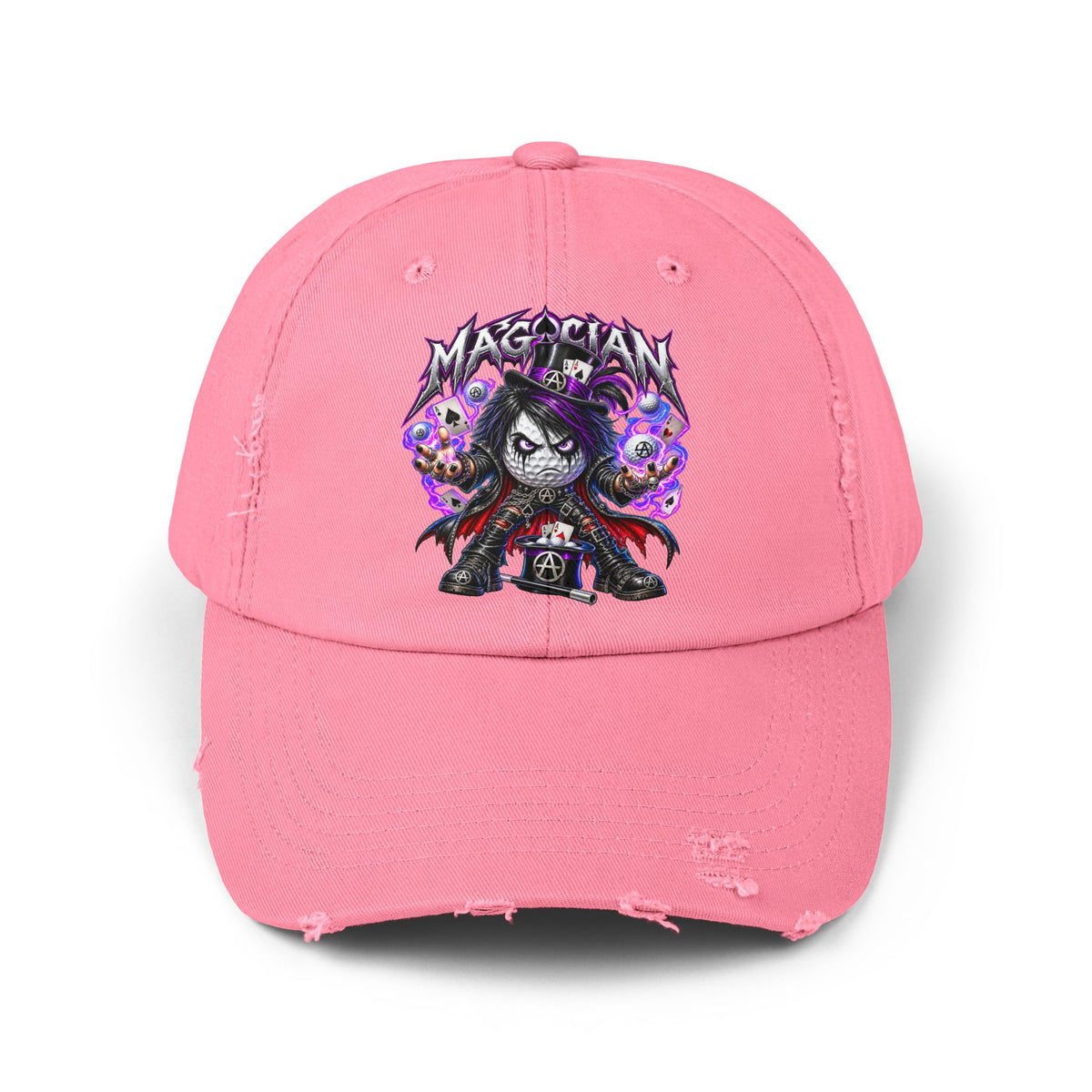 Dark Illusionist Golf Ball – Golf Madness Distressed Dad Hat