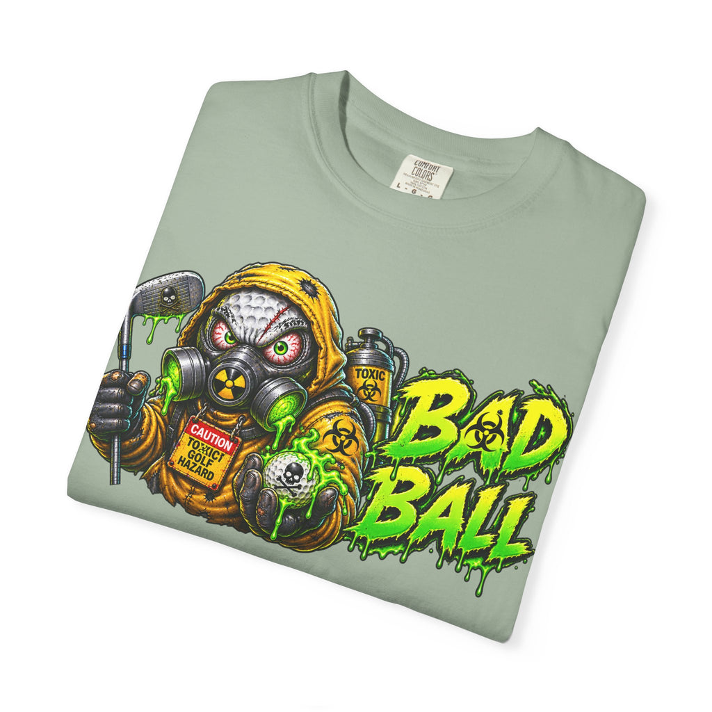 Golf Madness – Radioactive Gas Mask Golf Ball T-Shirt