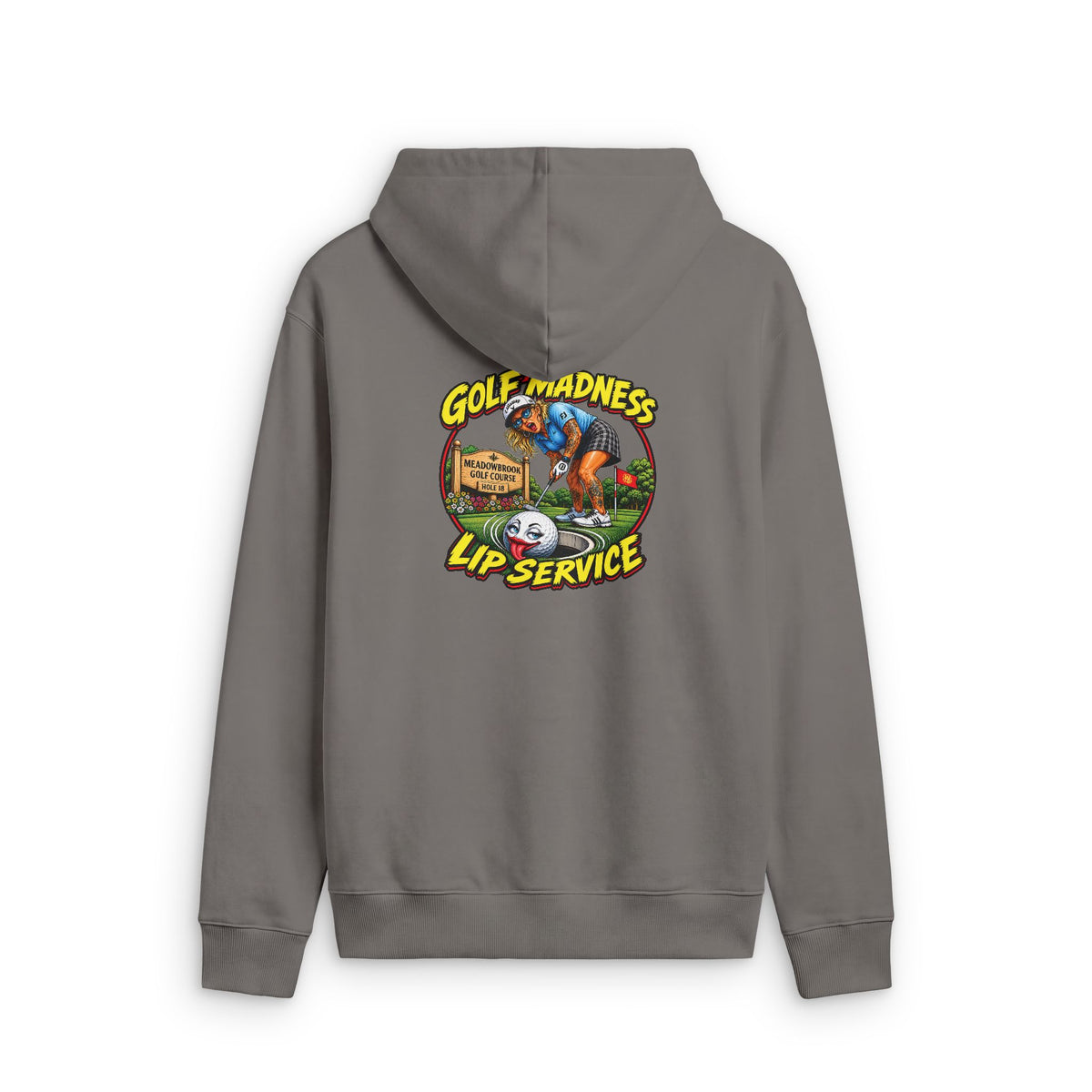Lip Service – Golf Madness Faded Zip Hoodie