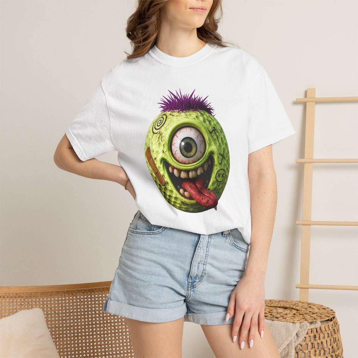 Green One-Eyed Golf Ball