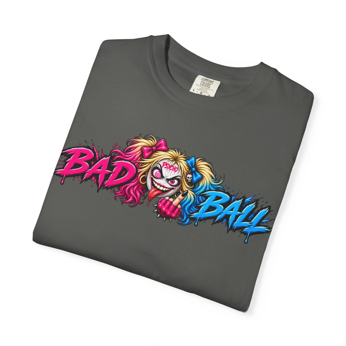 Golf Madness – Psycho Girl Golf Ball T-Shirt