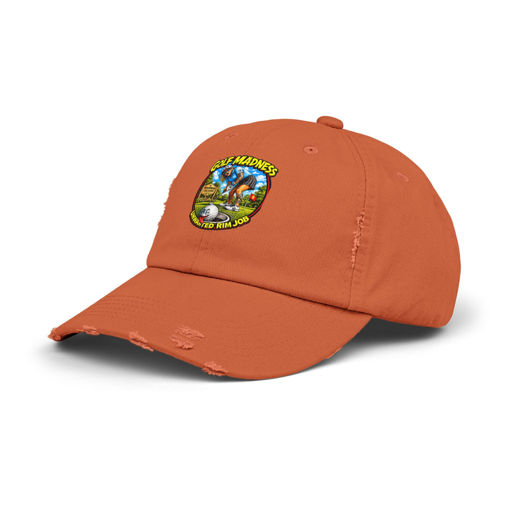 Unwanted Rim Job – Golf Madness Distressed Dad Hat
