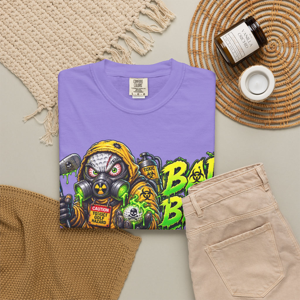 Golf Madness – Radioactive Gas Mask Golf Ball T-Shirt