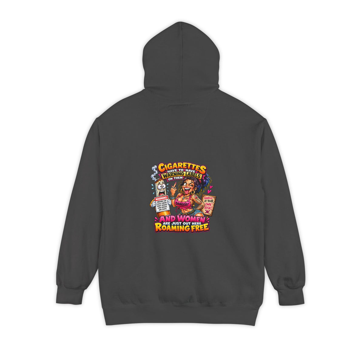 Cigarettes – Total Madness Garment-Dyed Pullover Hoodie