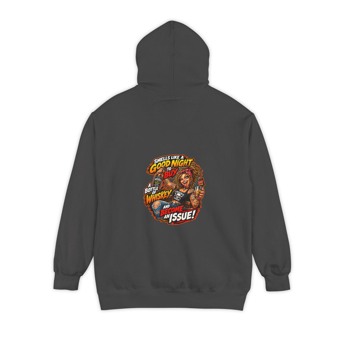 Becoming an Issue – Total Madness Garment-Dyed Pullover Hoodie
