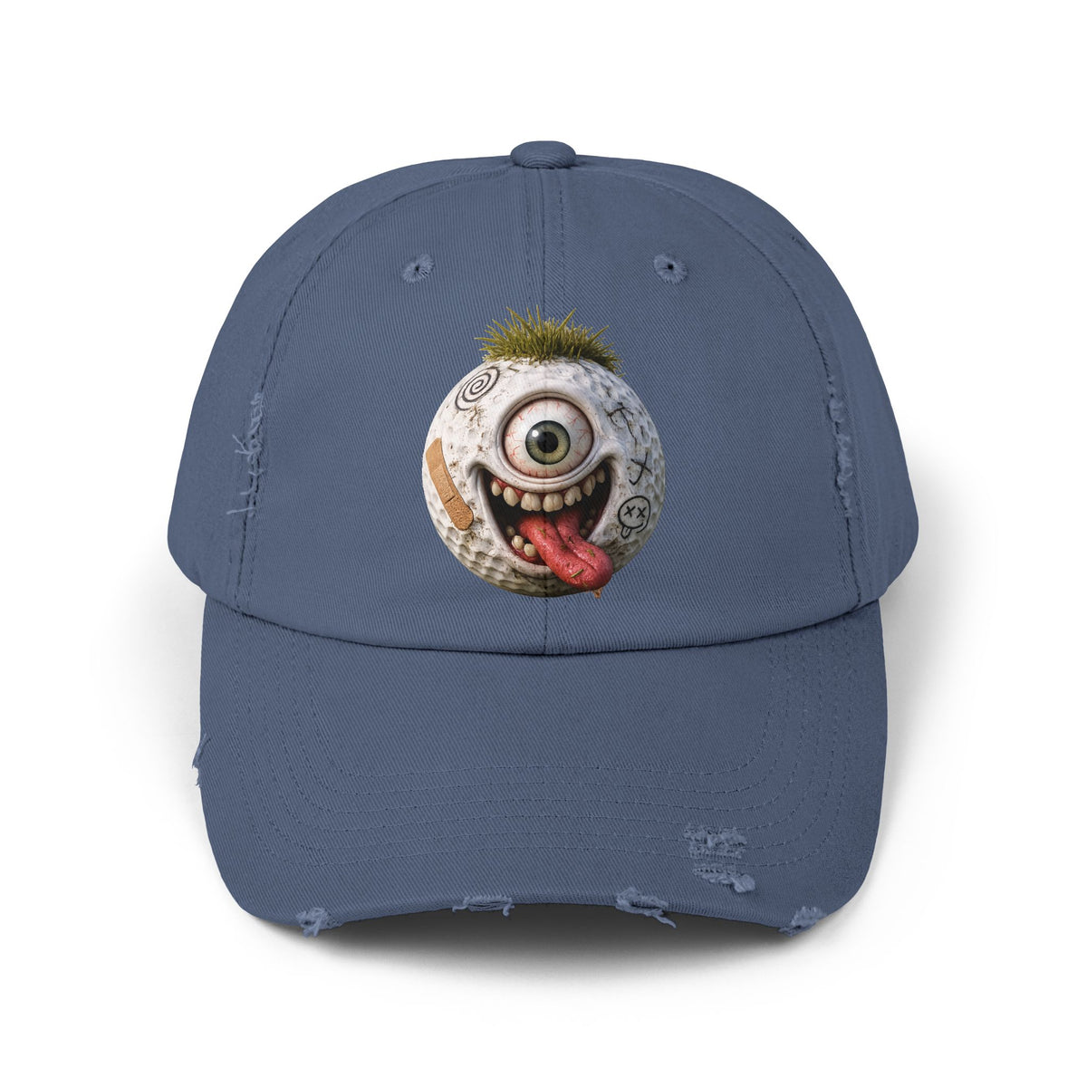 One-Eyed White Golf Ball Golf Madness.