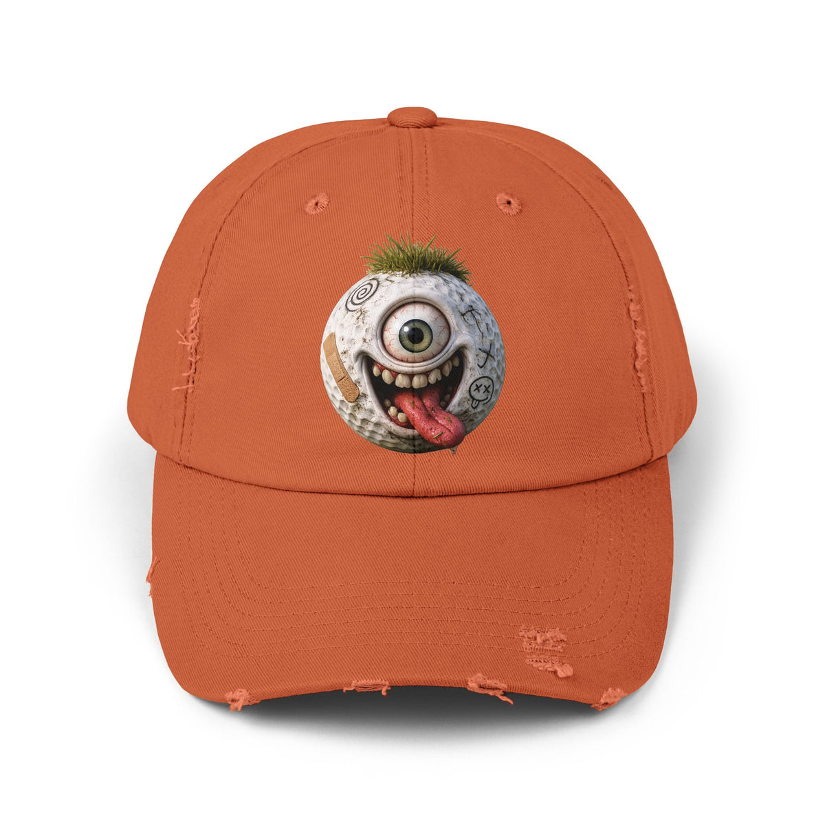 One-Eyed White Golf Ball Golf Madness.