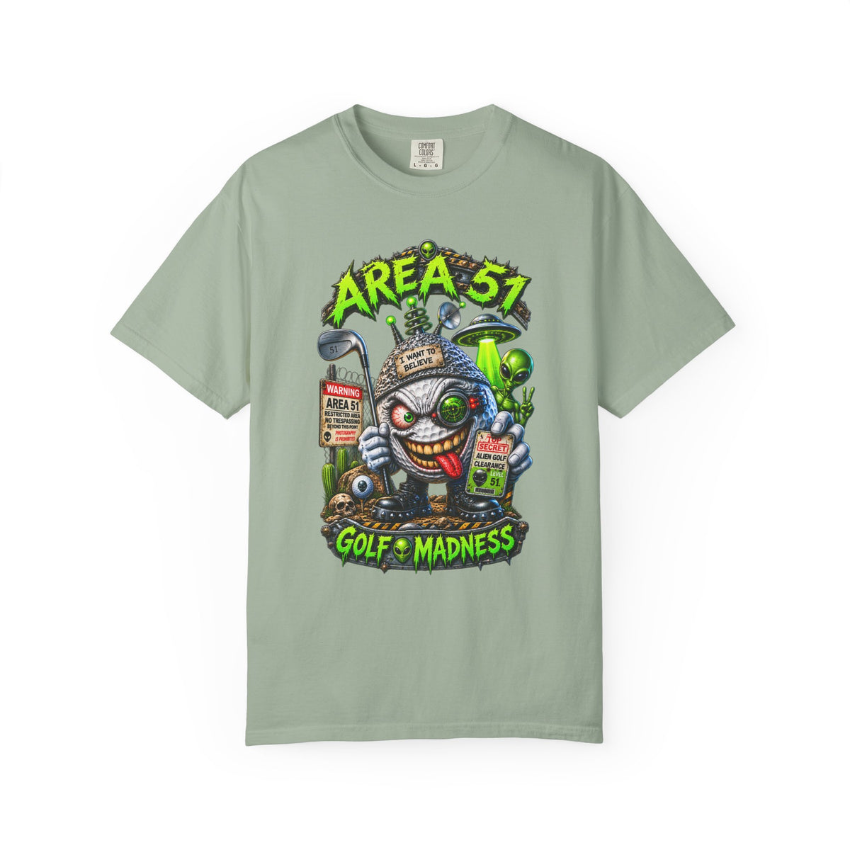 Golf Madness – Area 51 Golf Ball Vertical Edition 👽⛳