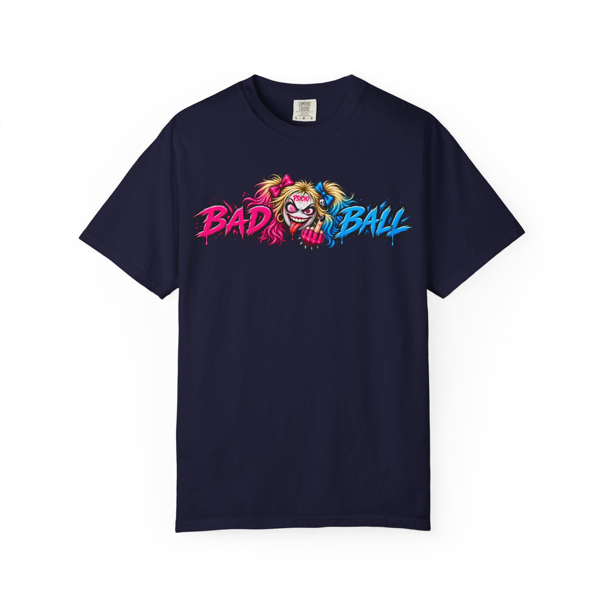 Golf Madness – Psycho Girl Golf Ball T-Shirt