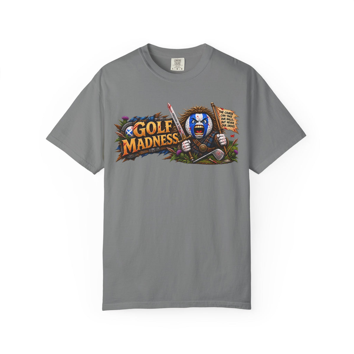 Golf Madness – Highland Warrior Golf Ball Horizontal Edition