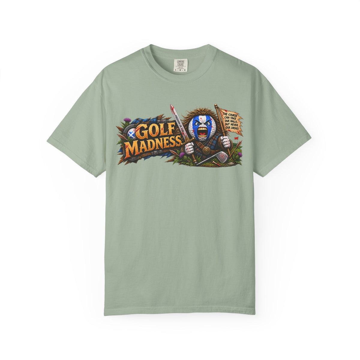 Golf Madness – Highland Warrior Golf Ball Horizontal Edition