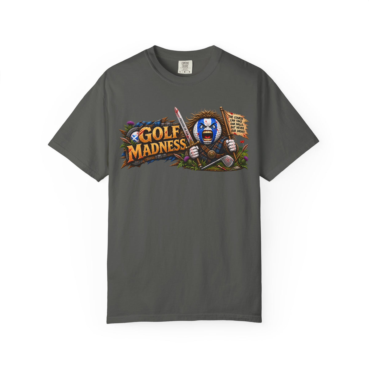 Golf Madness – Highland Warrior Golf Ball Horizontal Edition