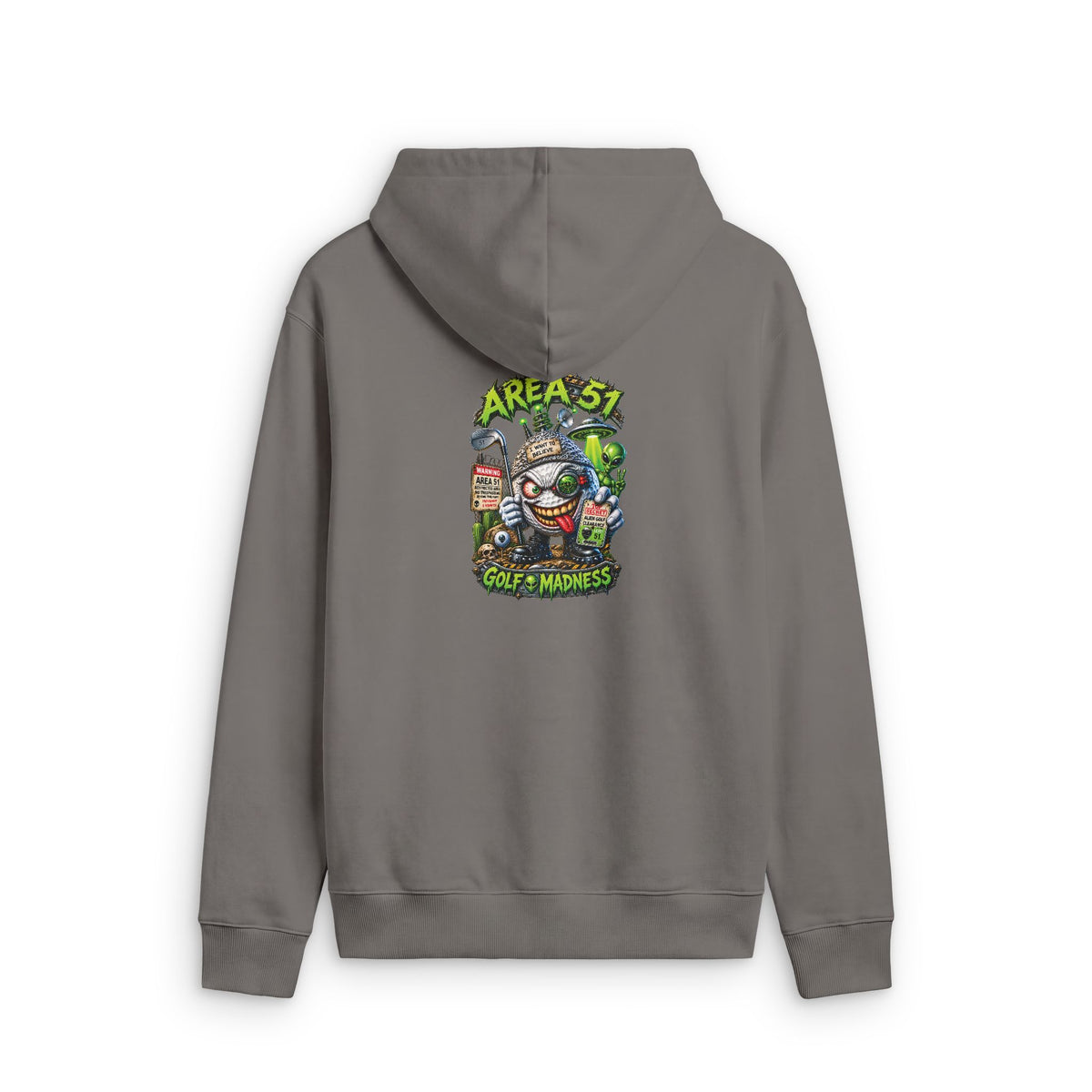 Area 51 Golf Ball – Golf Madness Faded Zip Hoodie