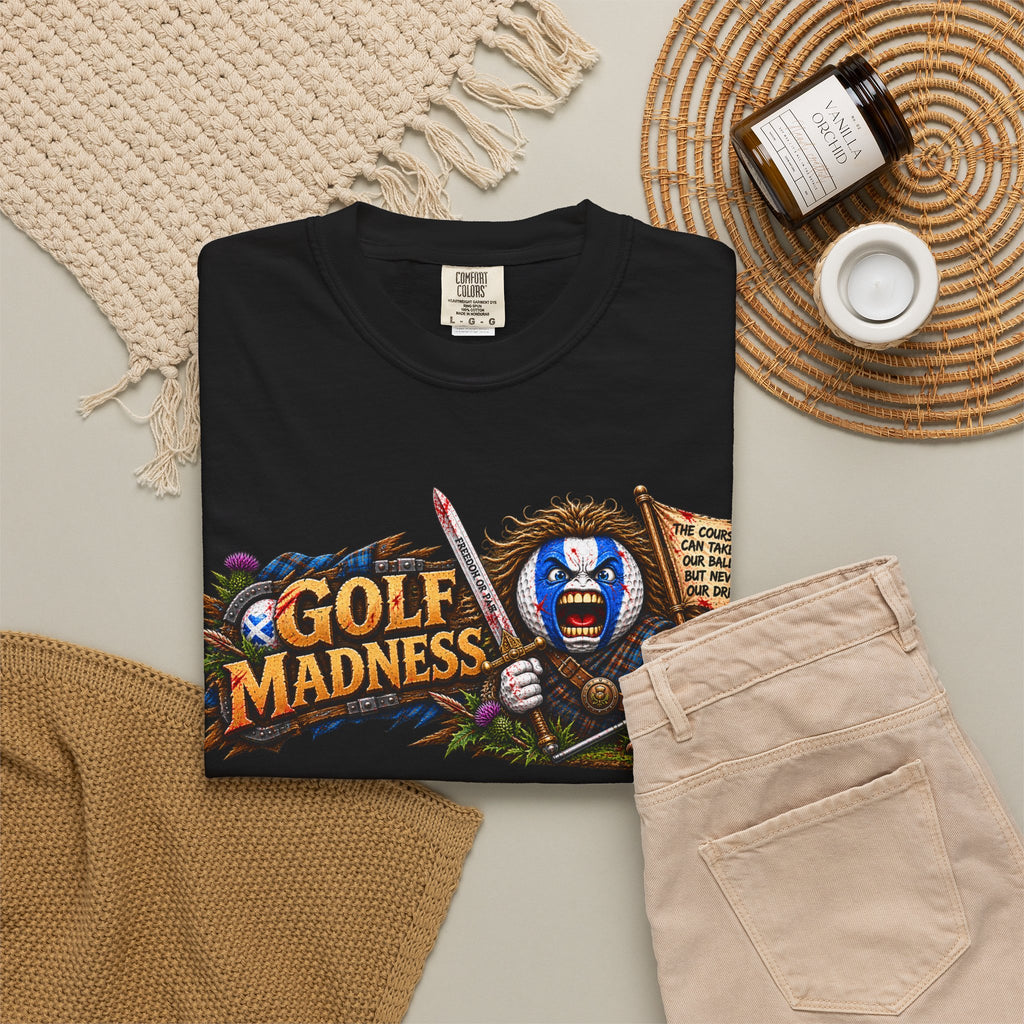 Golf Madness – Highland Warrior Golf Ball Horizontal Edition