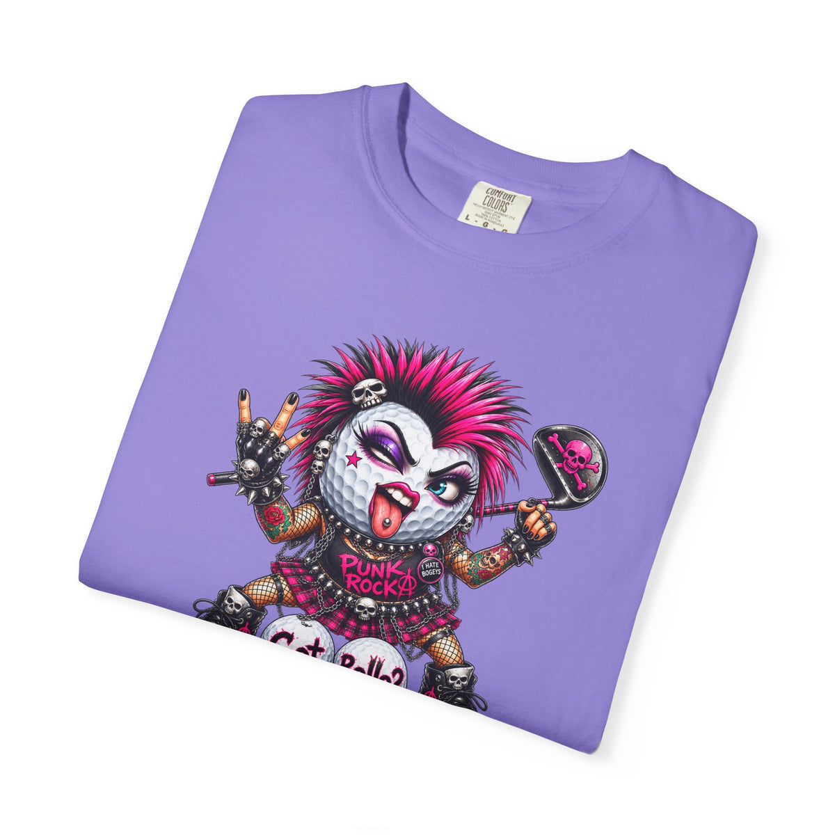 Punk Rock Golfer Girl Golf Ball – Golf Madness