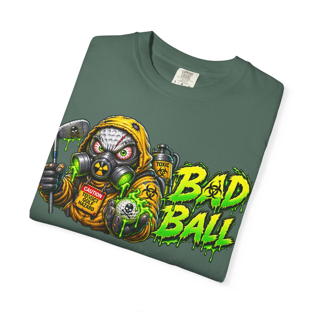 Golf Madness – Radioactive Gas Mask Golf Ball T-Shirt