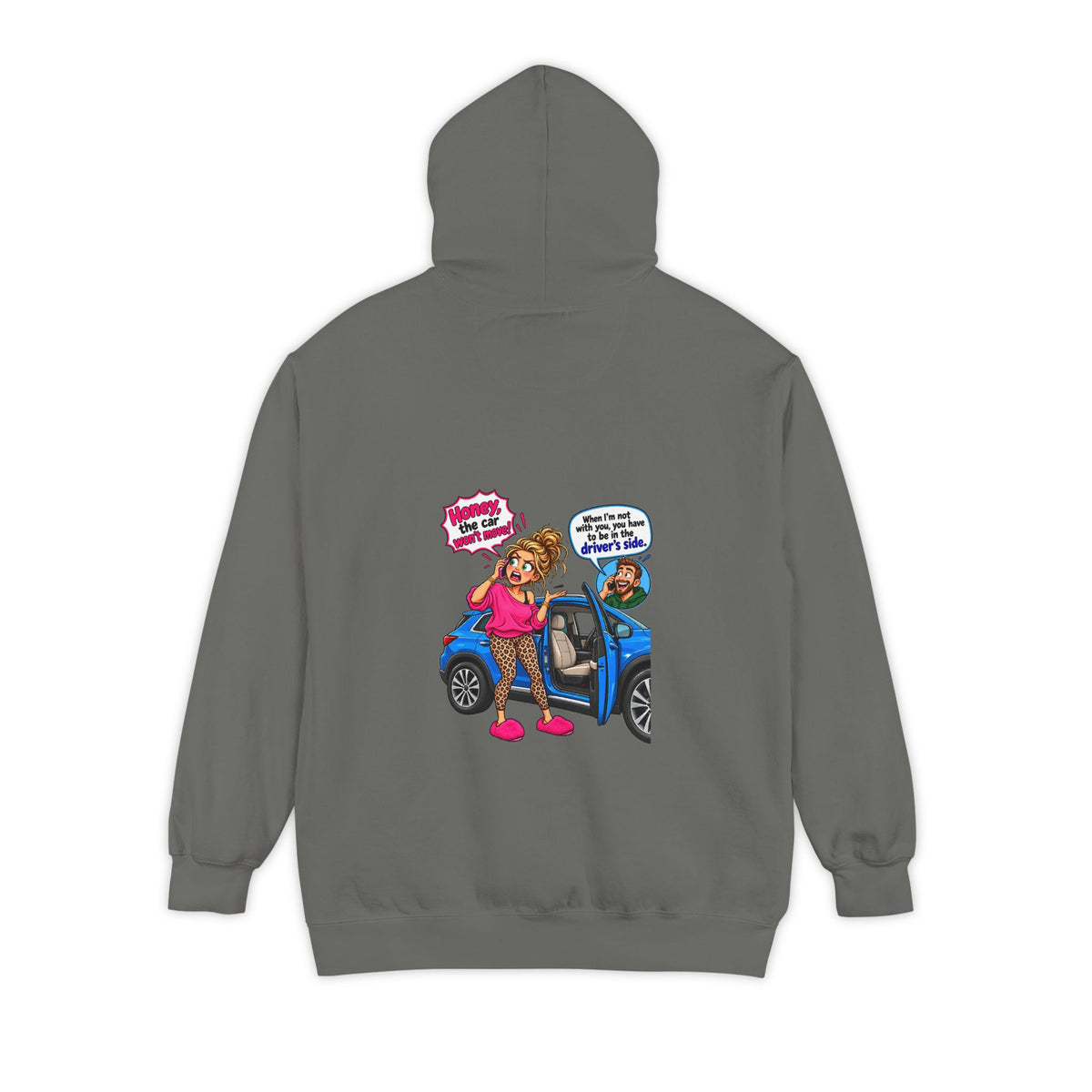 Driver Side – Total Madness Garment-Dyed Pullover Hoodie