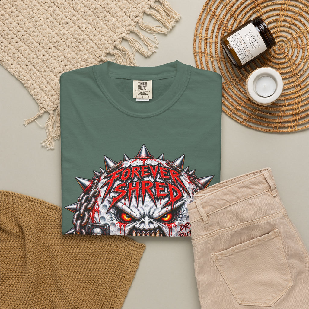 Golf Madness – Heavy Metal Golf Ball T-Shirt 🤘
