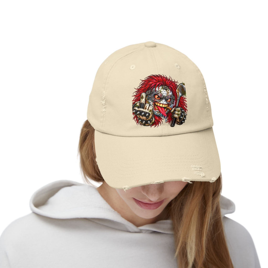 Heavy Metal Rocker Golf Ball – Golf Madness Distressed Dad Hat