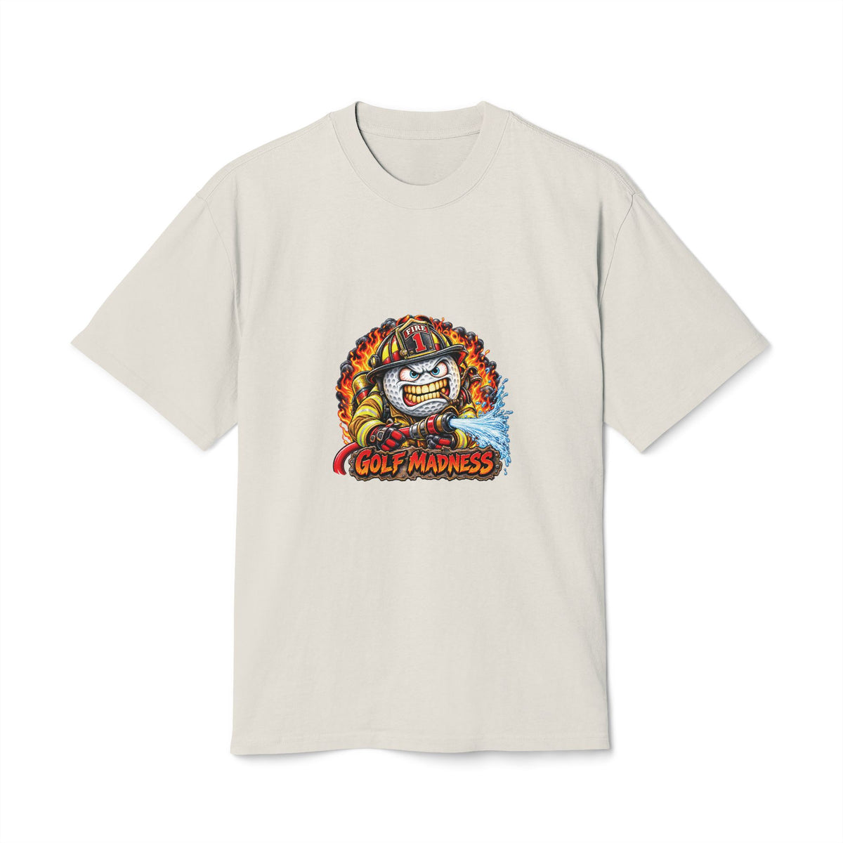 Firefighter Golf Ball – Golf Madness Heavy Faded T-Shirt