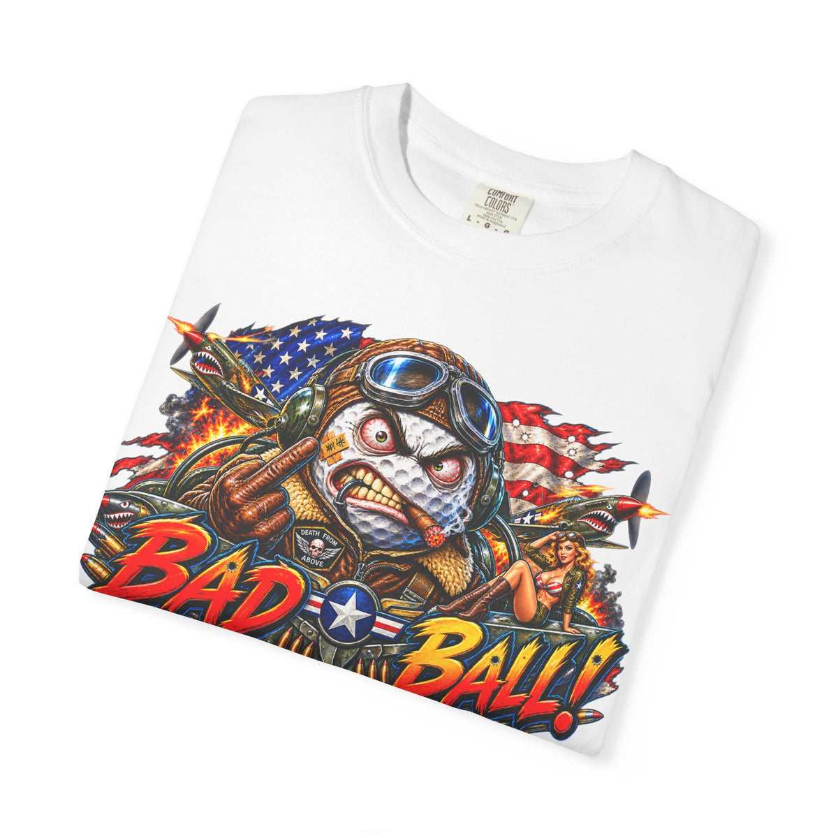 Golf Madness – Air Force Flying Ace Golf Ball T-Shirt