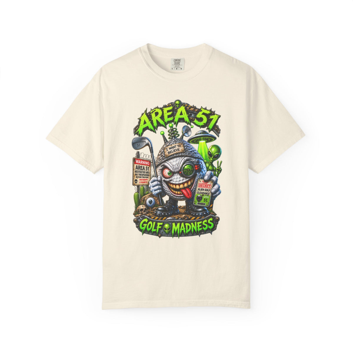 Golf Madness – Area 51 Golf Ball Vertical Edition 👽⛳