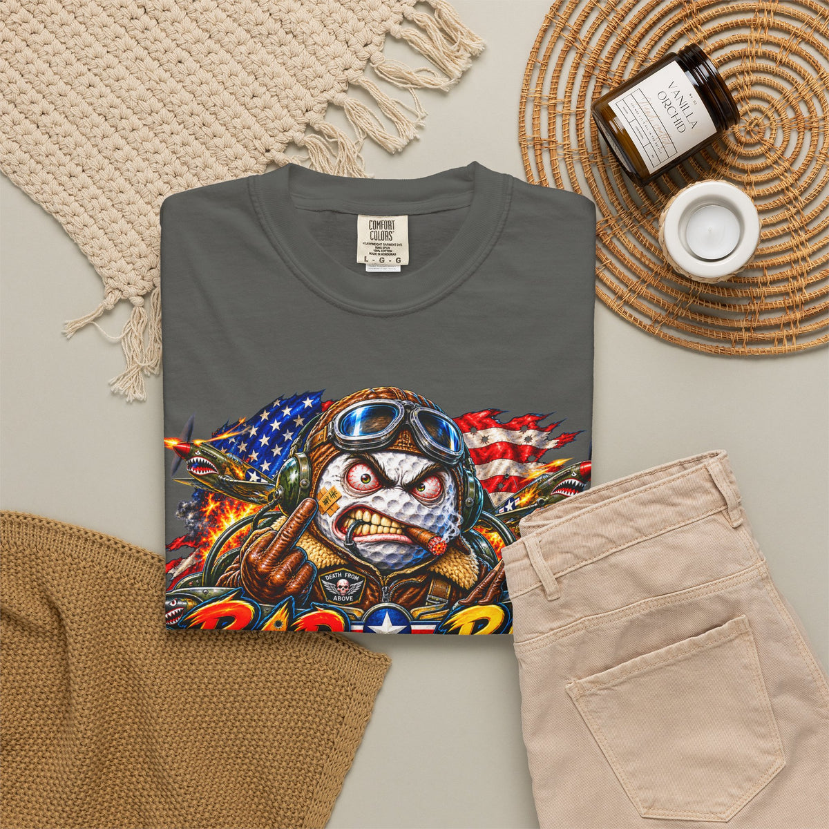 Golf Madness – Air Force Flying Ace Golf Ball T-Shirt