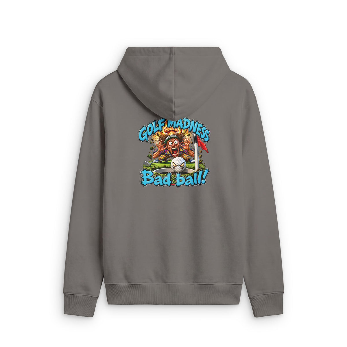 Bad Ball – Golf Madness Faded Zip Hoodie