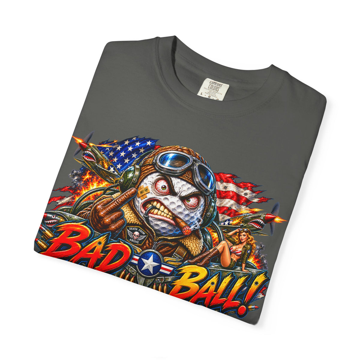 Golf Madness – Air Force Flying Ace Golf Ball T-Shirt