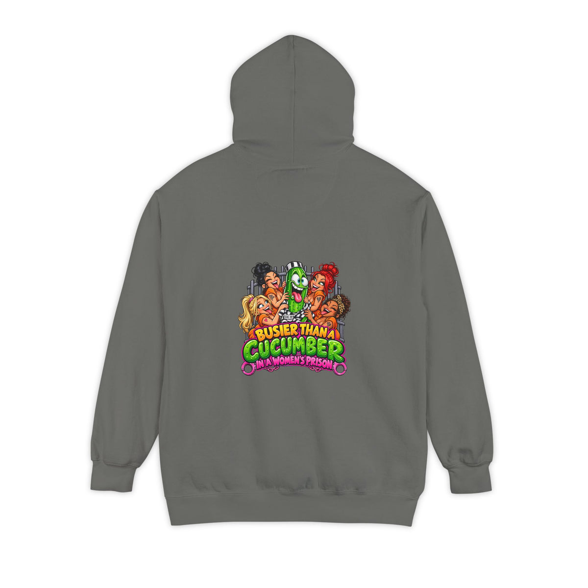 Cucumber – Total Madness Garment-Dyed Pullover Hoodie