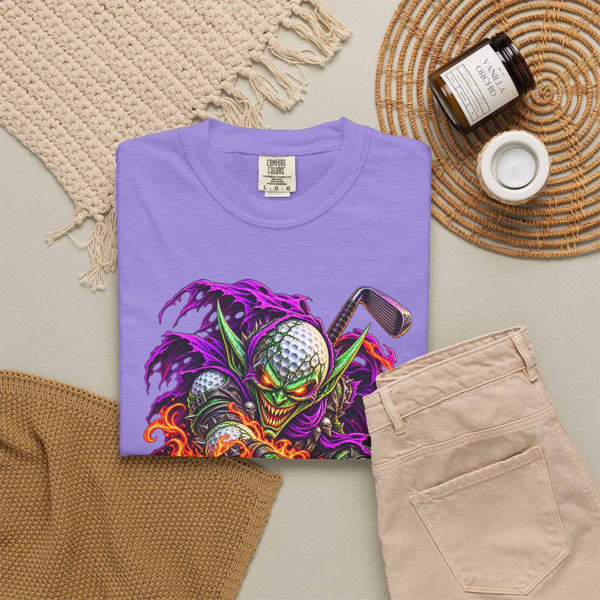 Pumpkin Madness – Golf Madness Comfort Colors 1717 T-Shirt