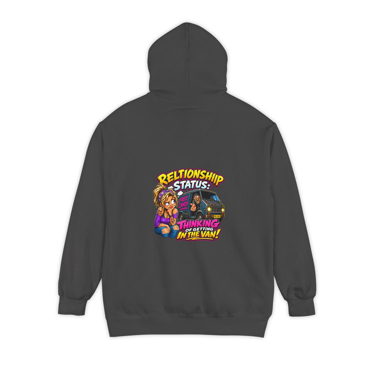 Relationship Status – Total Madness Garment-Dyed Pullover Hoodie