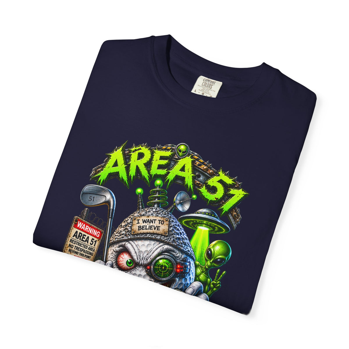 Golf Madness – Area 51 Golf Ball Vertical Edition 👽⛳