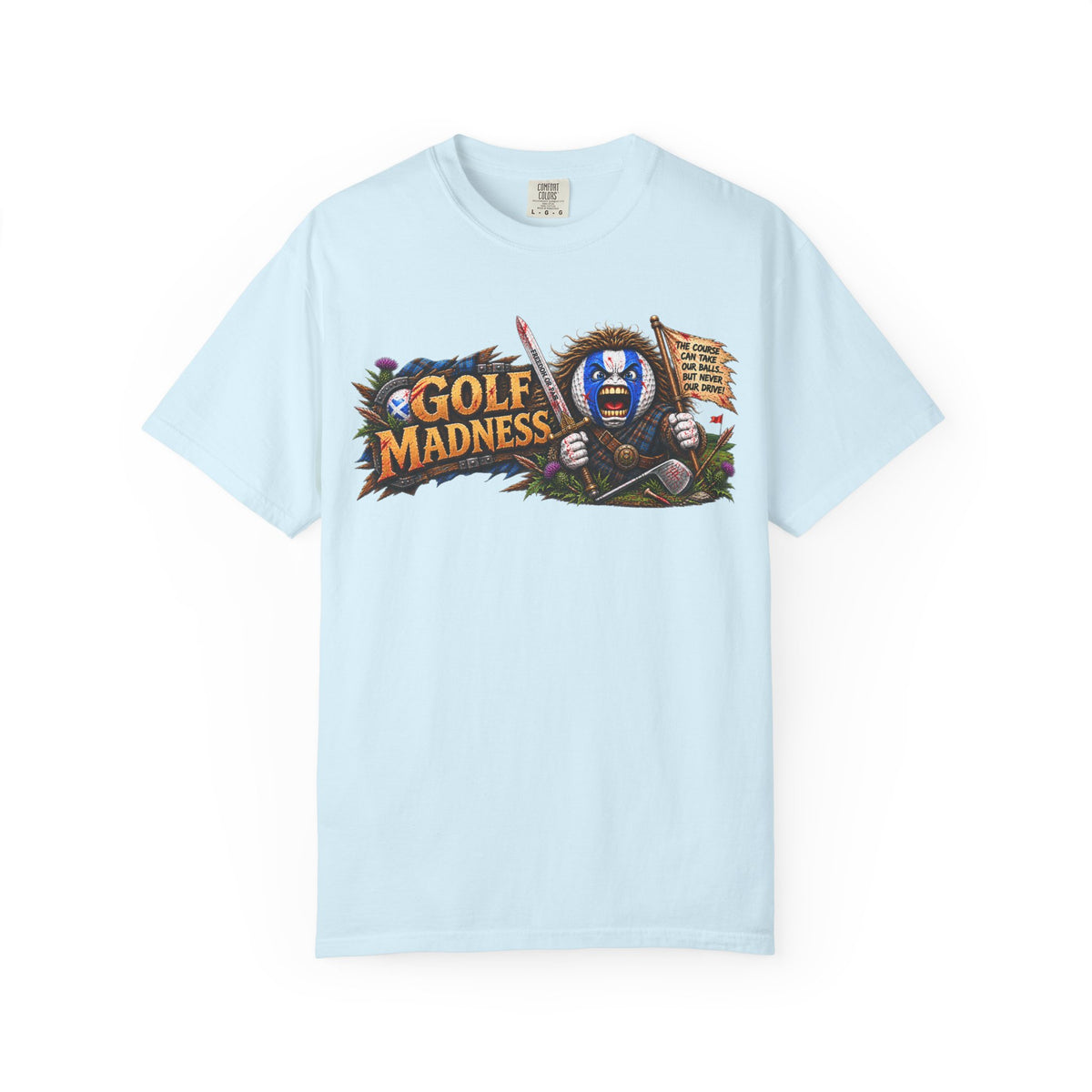 Golf Madness – Highland Warrior Golf Ball Horizontal Edition