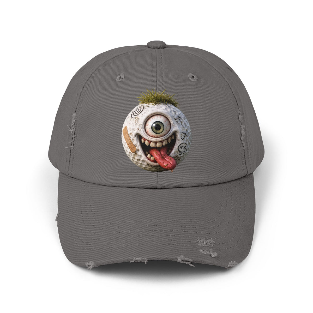 One-Eyed White Golf Ball Golf Madness.
