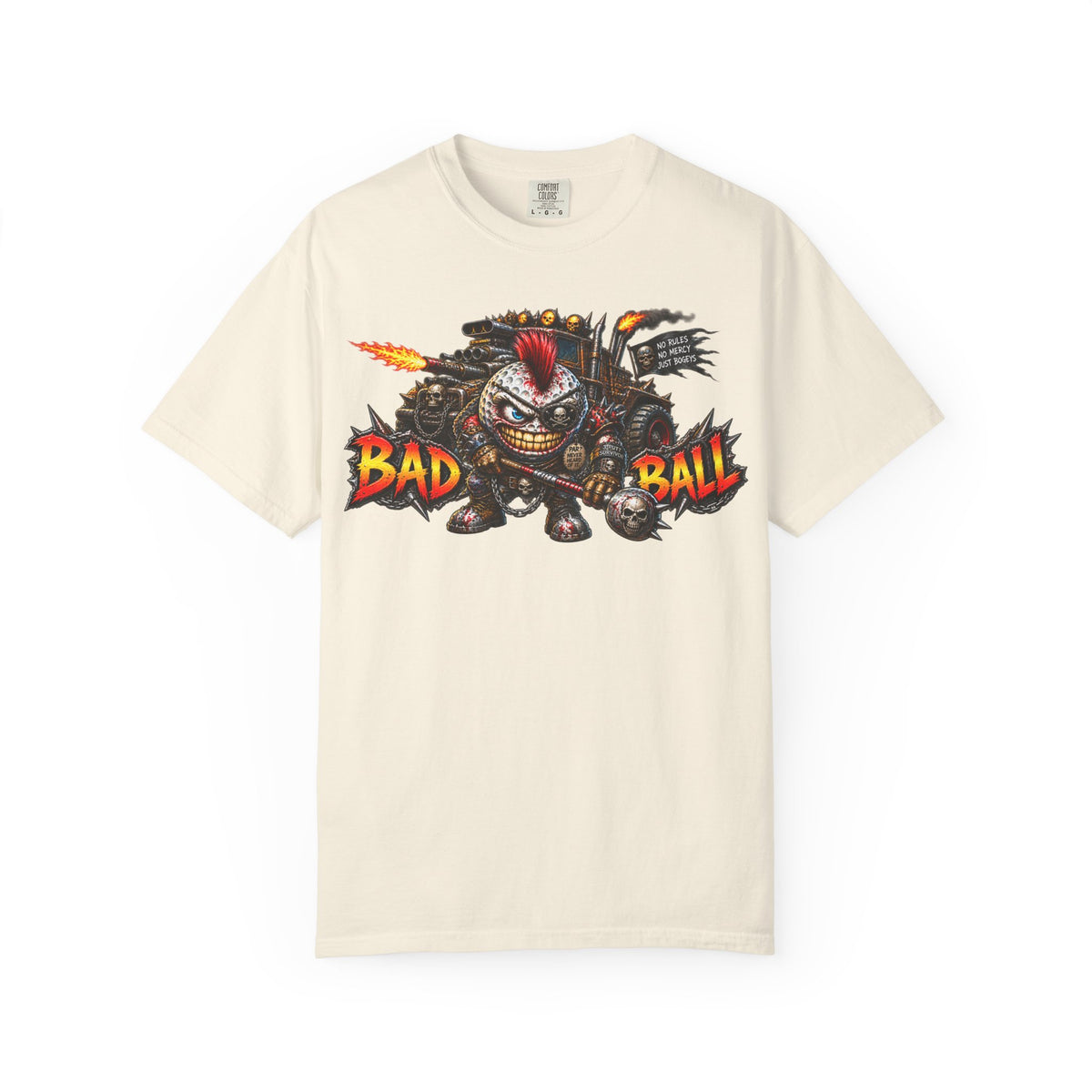 Golf Madness – Wasteland Warrior Golf Ball T-Shirt