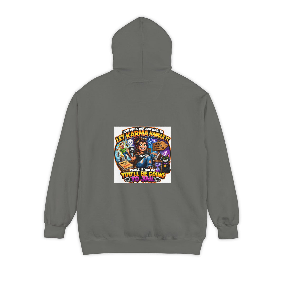Karma – Total Madness Garment-Dyed Pullover Hoodie