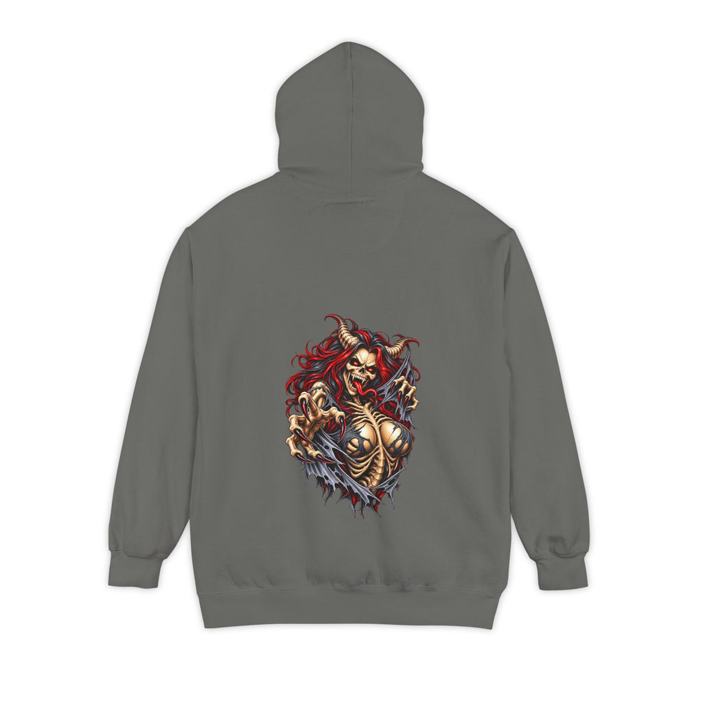 Female Skull Demon – Total Madness Pullover Hoodie