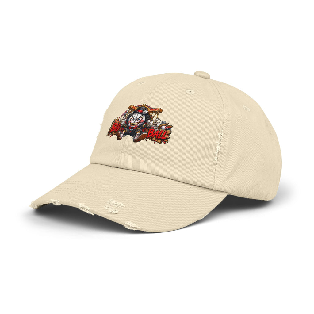 Psycho Puppet Golf Ball – Golf Madness Distressed Dad Hat
