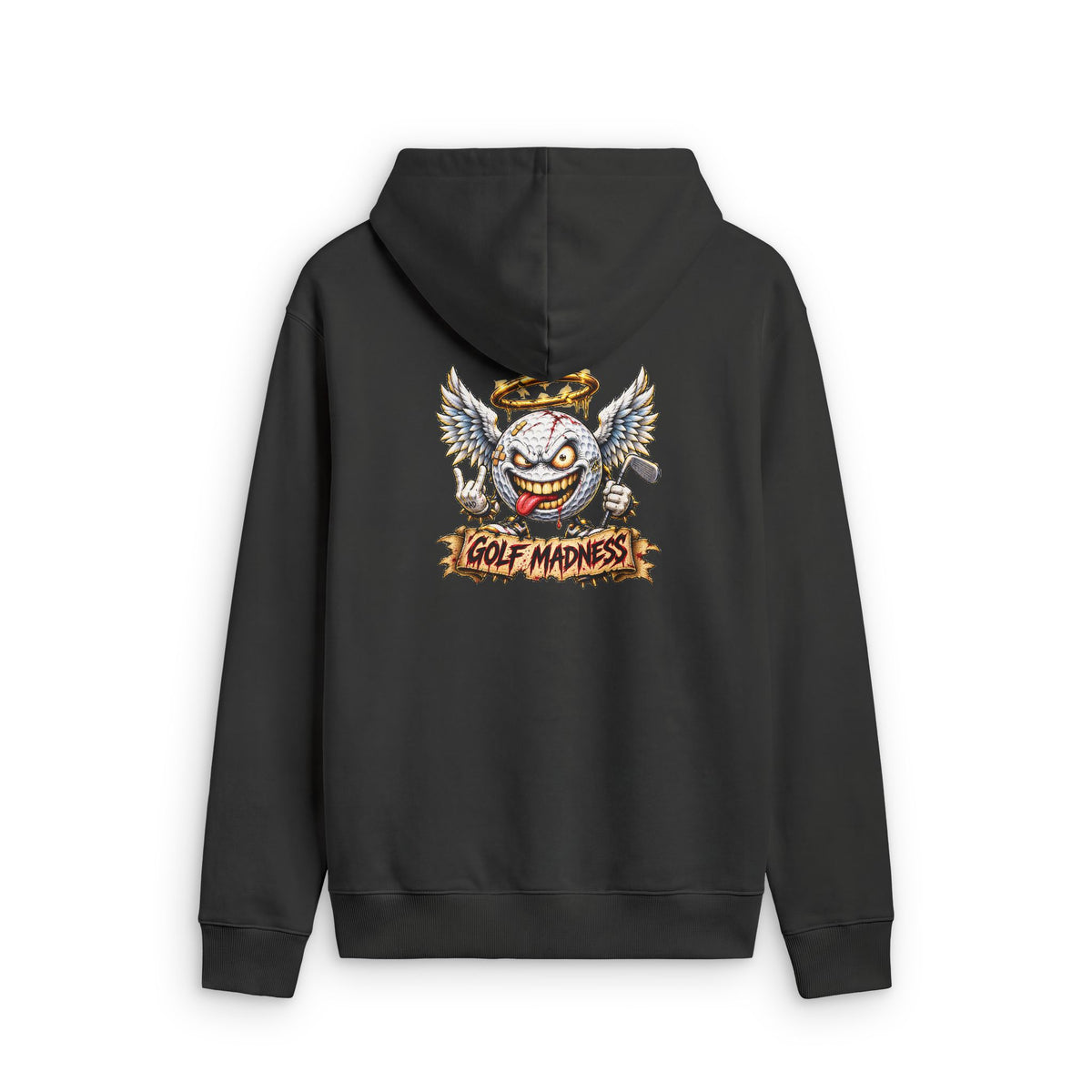 Angel Golf Ball – Golf Madness Faded Zip Hoodie