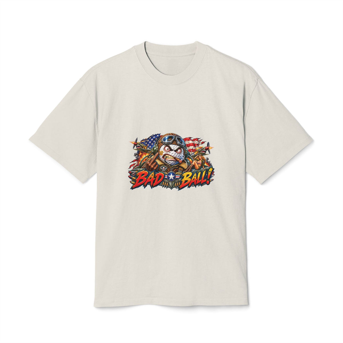 Air Force Flying Ace Golf Ball – Golf Madness Heavy Faded T-Shirt