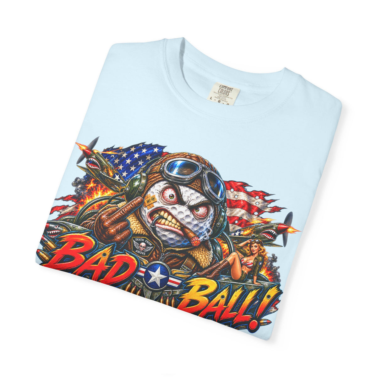 Golf Madness – Air Force Flying Ace Golf Ball T-Shirt