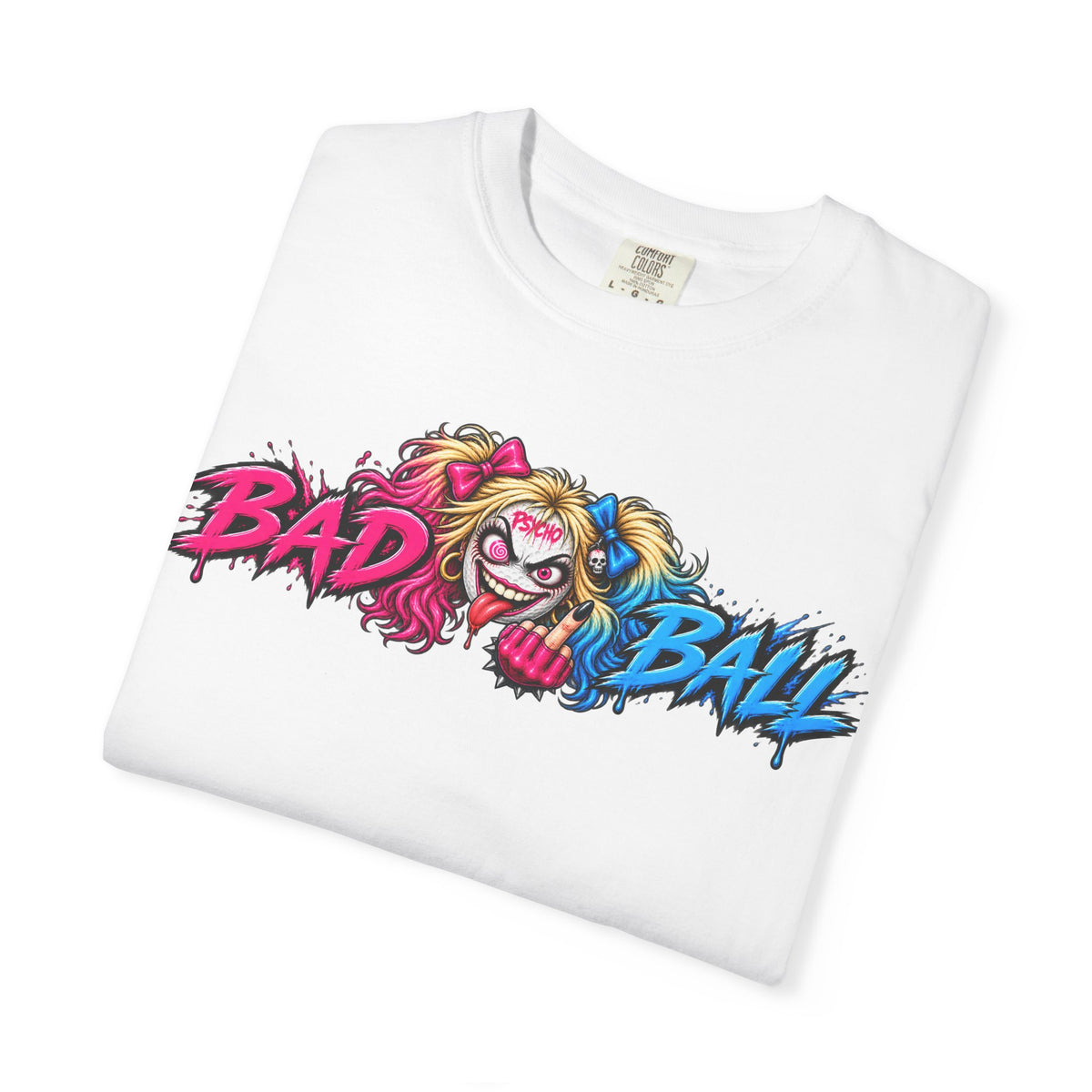 Golf Madness – Psycho Girl Golf Ball T-Shirt