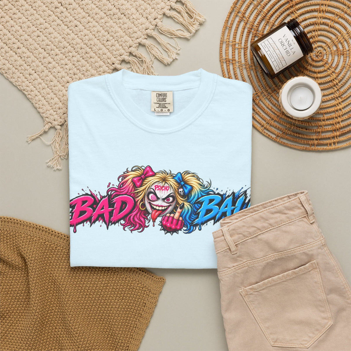 Golf Madness – Psycho Girl Golf Ball T-Shirt