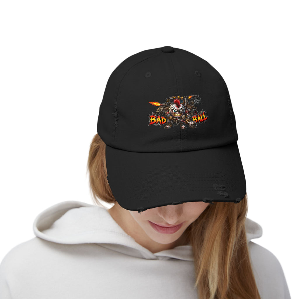 Wasteland Warrior Golf Ball – Golf Madness Distressed Dad Hat