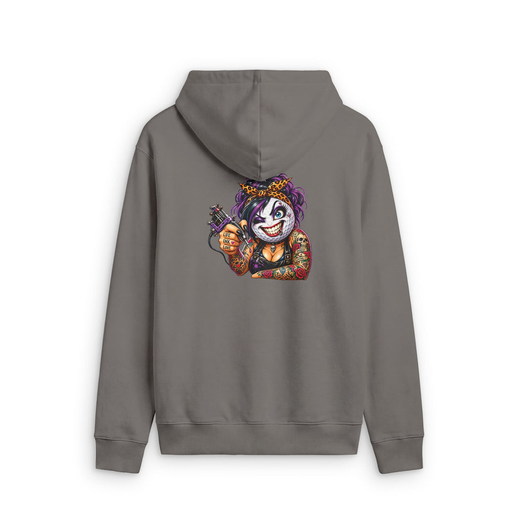 Tattoo Artist Golf Ball – Golf Madness Faded Zip Hoodie