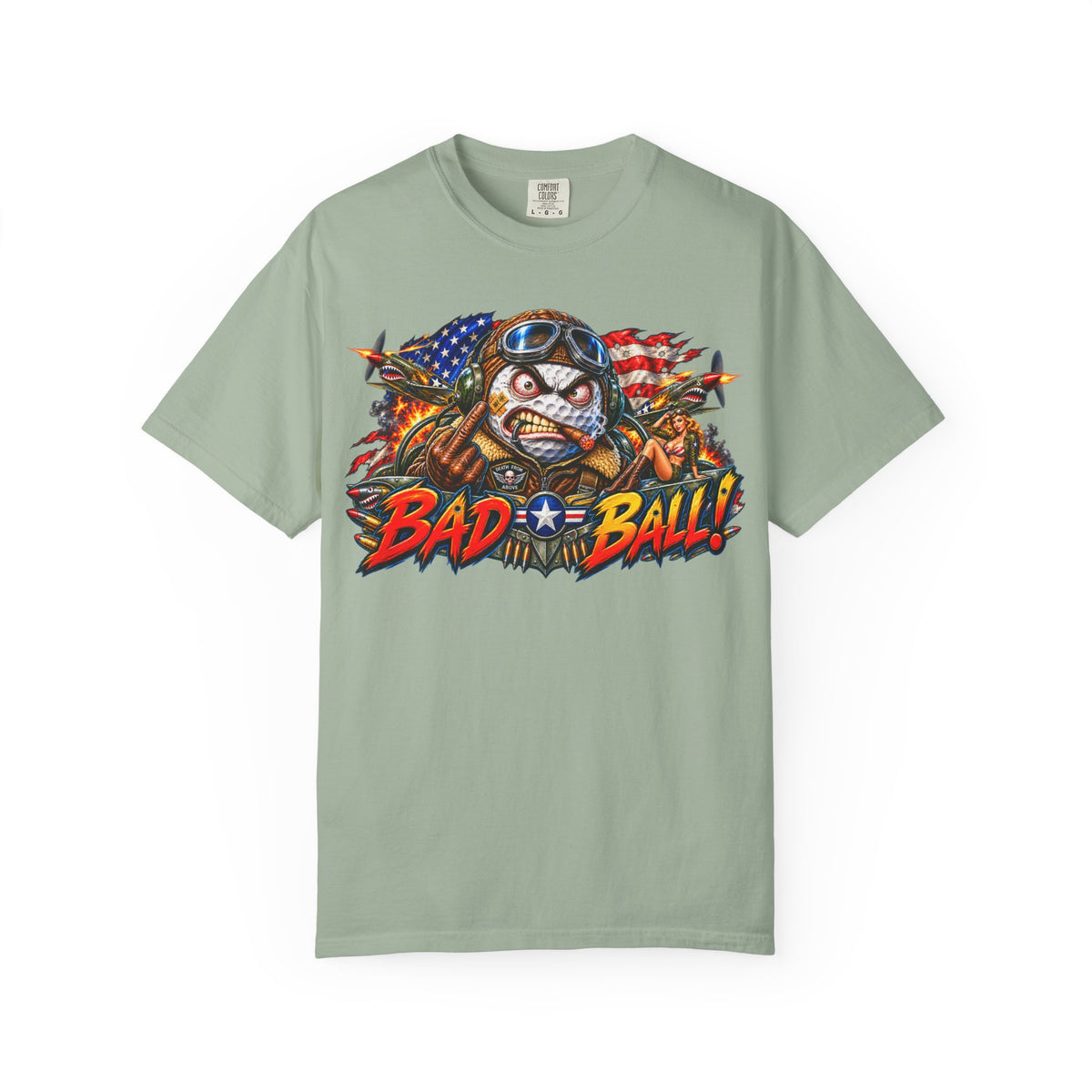 Golf Madness – Air Force Flying Ace Golf Ball T-Shirt